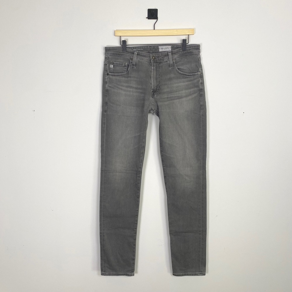 AG Adriano Goldschmied Tellis Modern Slim‎ Gray Jeans Mens Size 32x34
